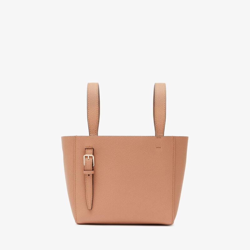 Soft Bucket Micro bag - Terra Brown - Millepunte calf leather - Valextra - 5