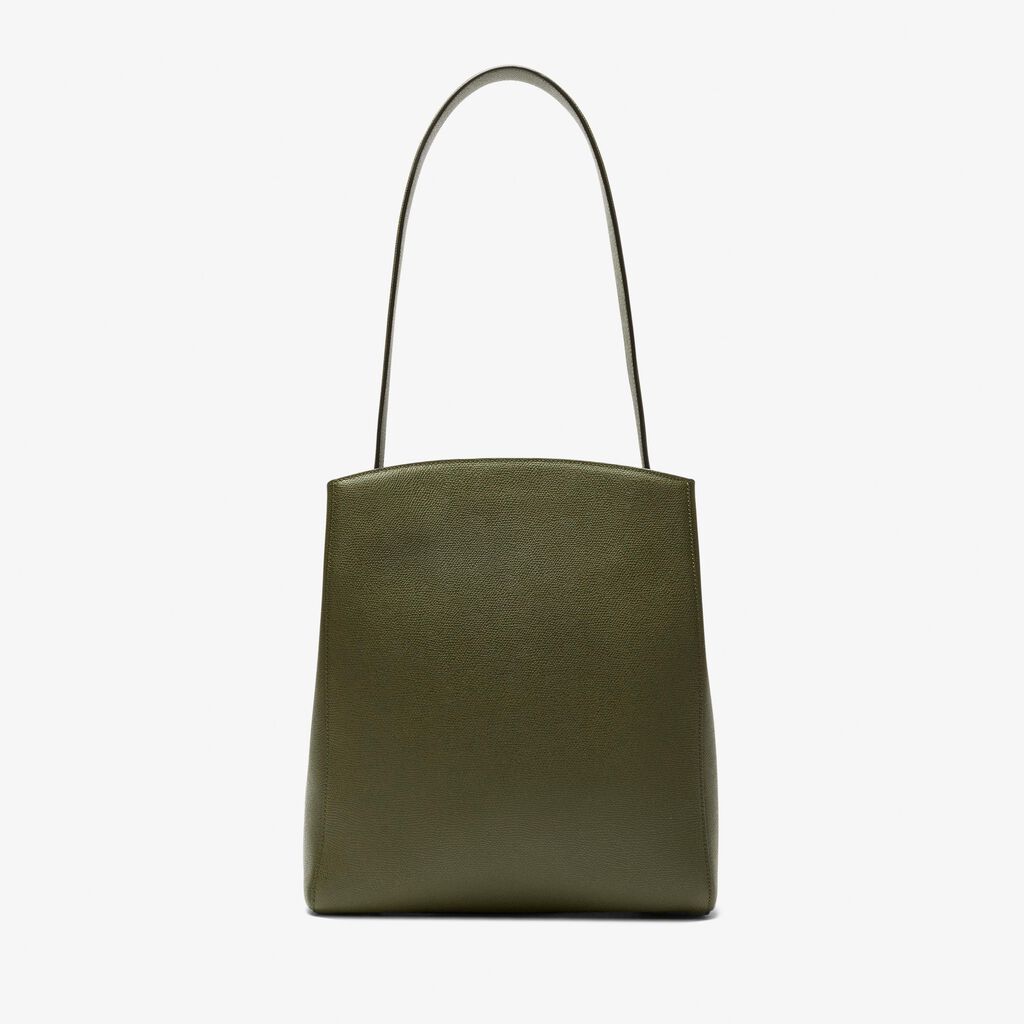 Brera shoulder bag - Military Green - Vitello VS - Valextra - 5
