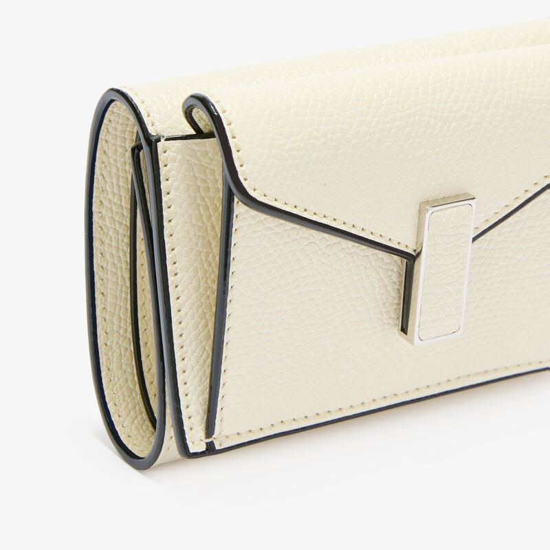 Iside Compact Wallet With Coin Holder -  - Vitello VS - Valextra - 2