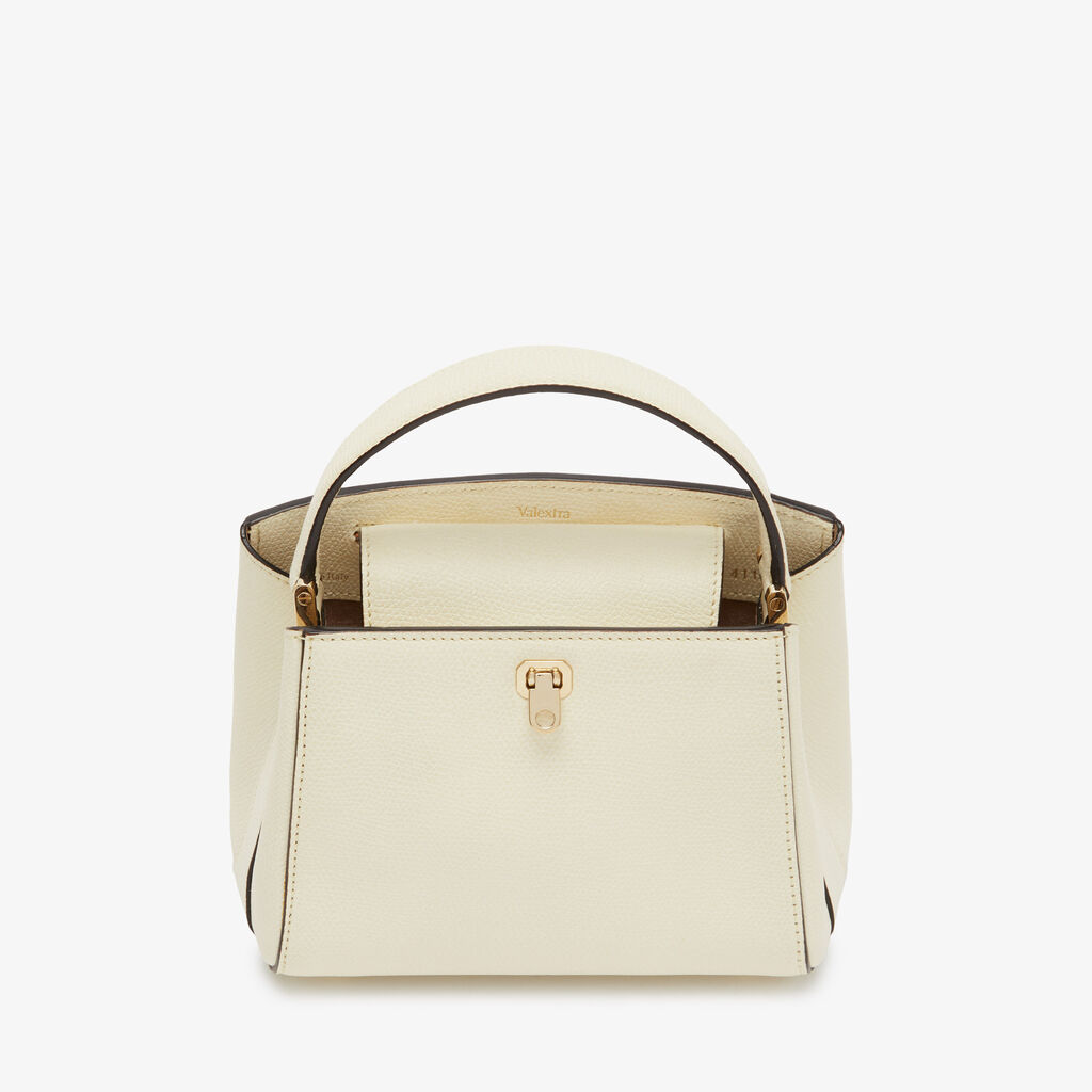 Brera crossbody micro bag - Pergamena White - Vitello VS - Valextra - 7