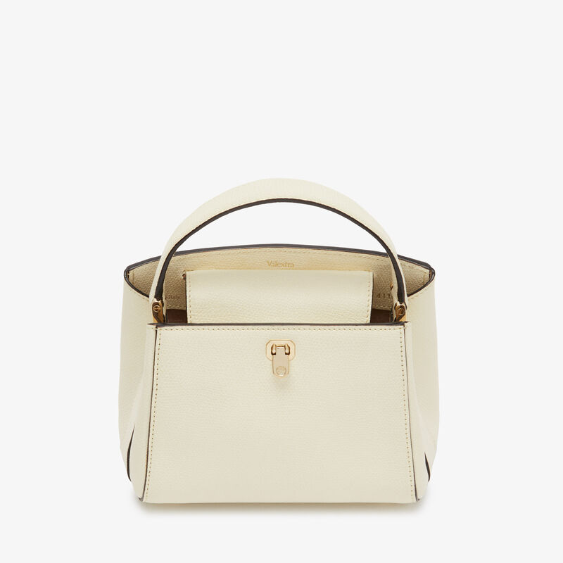 Brera crossbody micro bag - Pergamena White - Millepunte calf leather - Valextra - 7