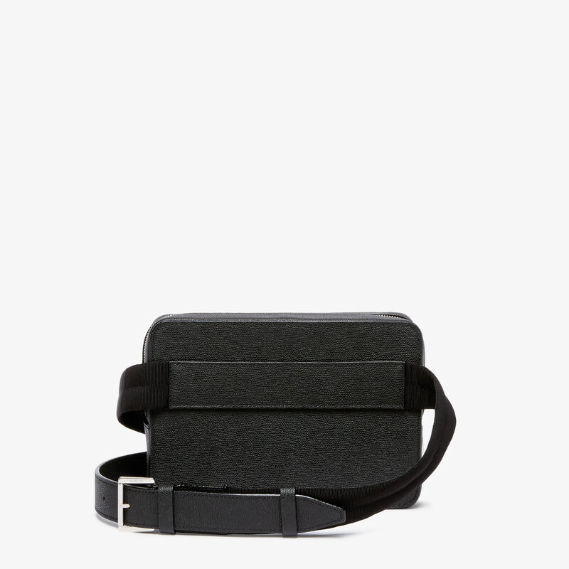 Pocket Bum Bag - Black - Millepunte calf leather - Valextra - 4