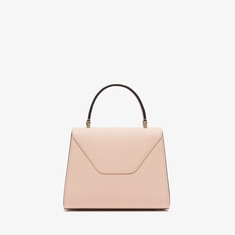 Iside Top Handle Mini Bag - Bonne Mine Pink - Millepunte calf leather - Valextra - 5