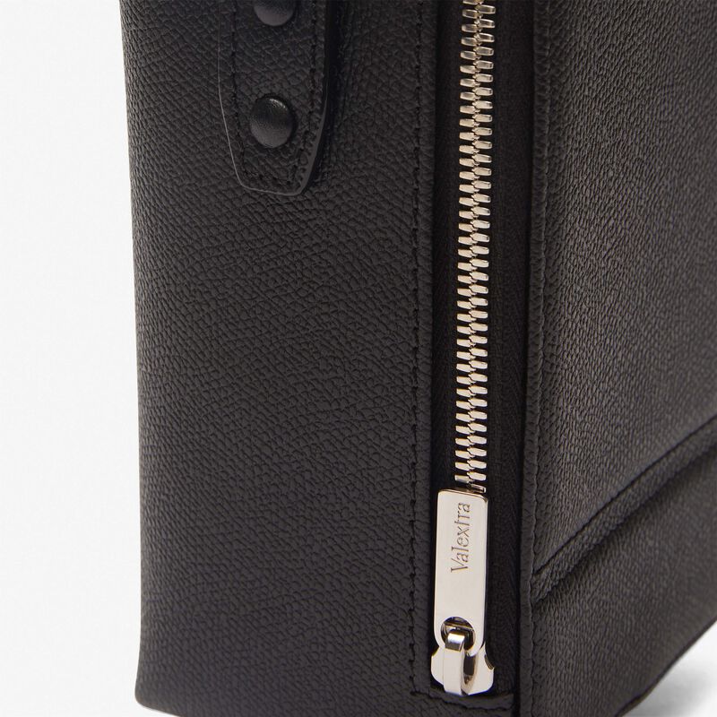 Tric Trac Bag - Black - Millepunte calf leather - Valextra - 5