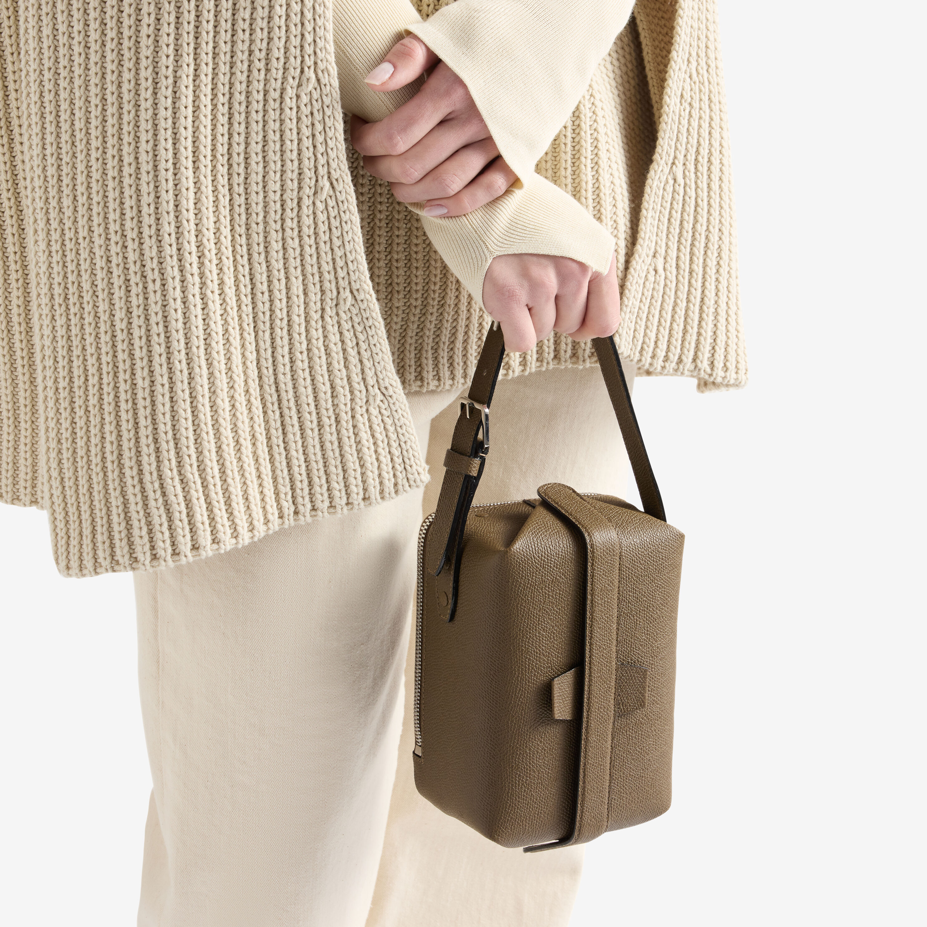 Millepunte calf leather Tric Trac Bag in MK | Valextra