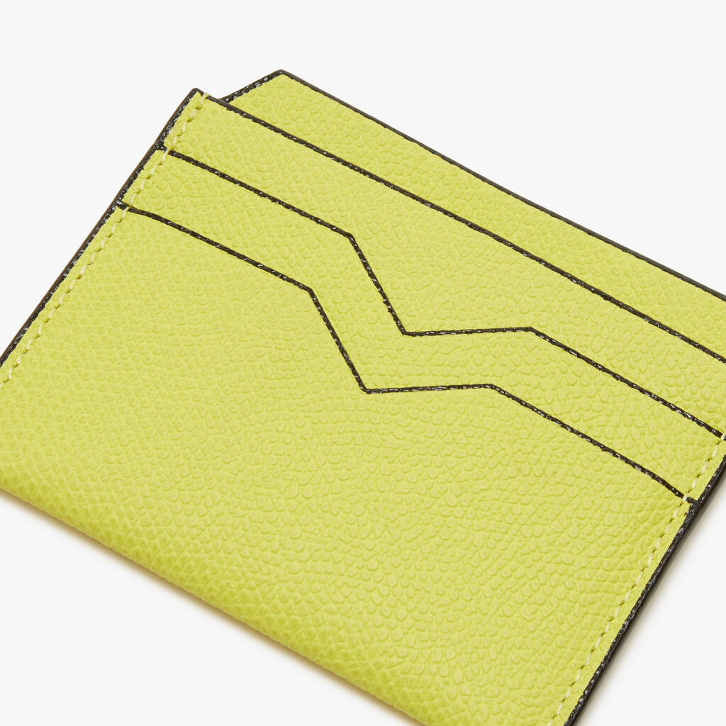 4CC Card Case - Citrine Yellow - Vitello VS - Valextra - 3