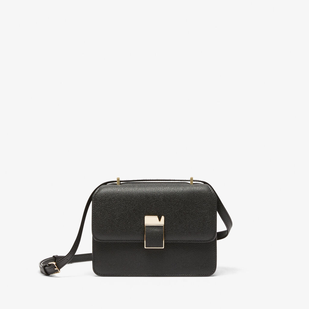 Nolo crossbody Mini bag - Black - Vitello VS - Valextra - 1