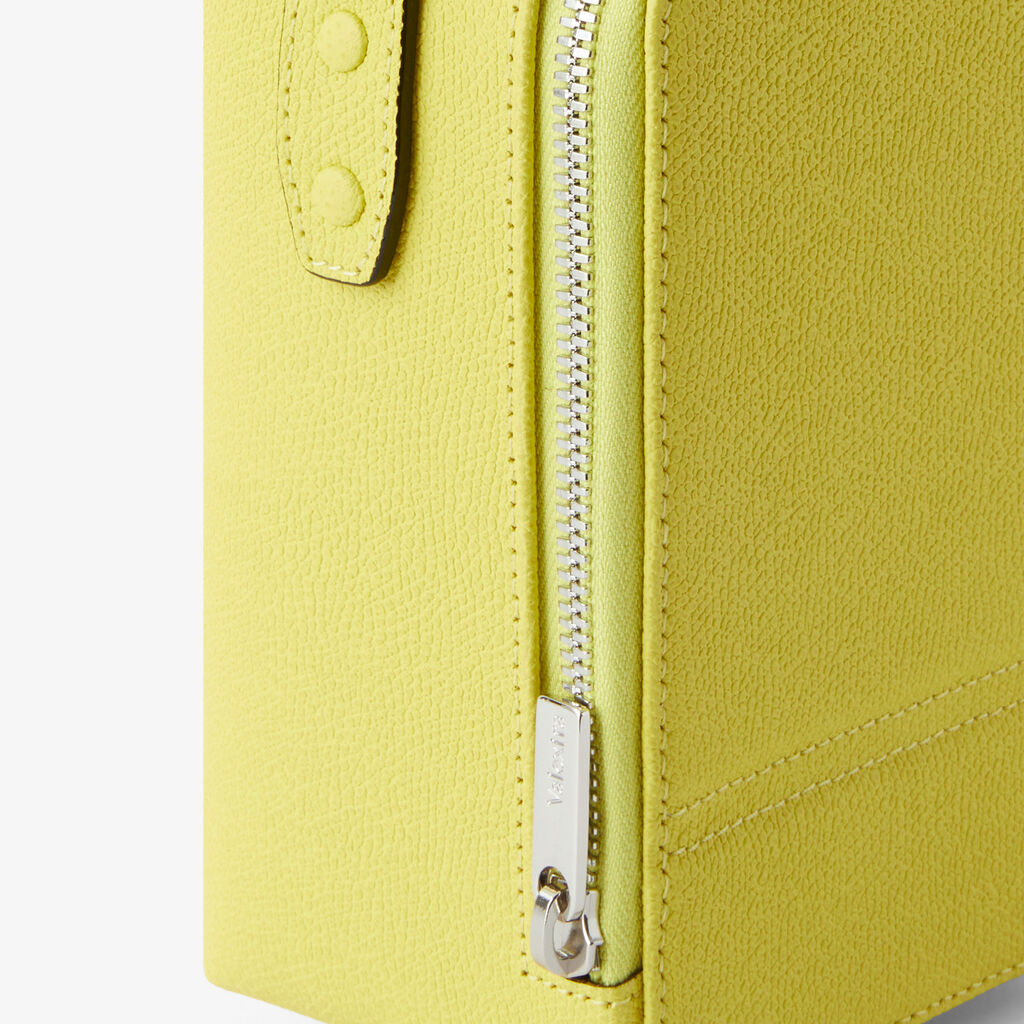 Tric Trac Bag - Citrine Yellow - Vitello VS - Valextra - 4