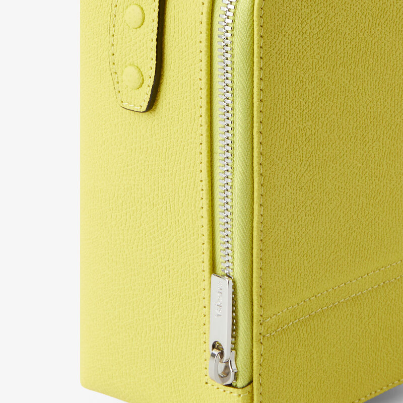 Tric Trac Bag - Citrine Yellow - Millepunte calf leather - Valextra - 4