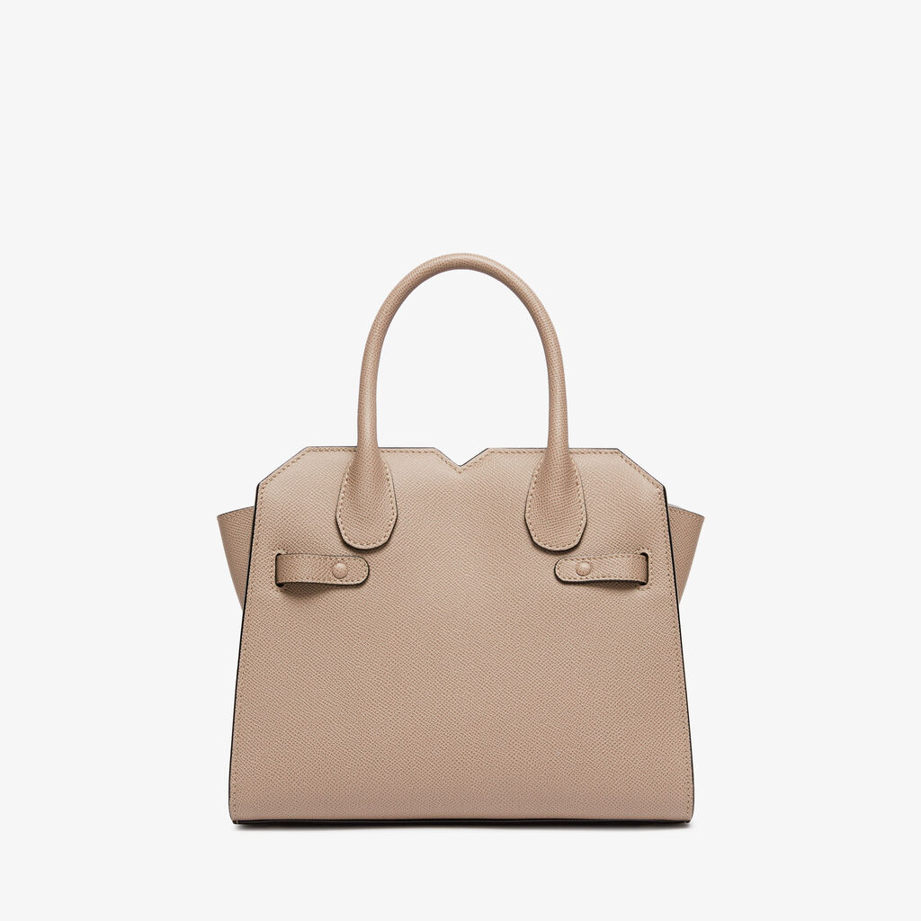 Milano Two Handles Mini Bag - - Vitello Millepunte Soft - Valextra - 6