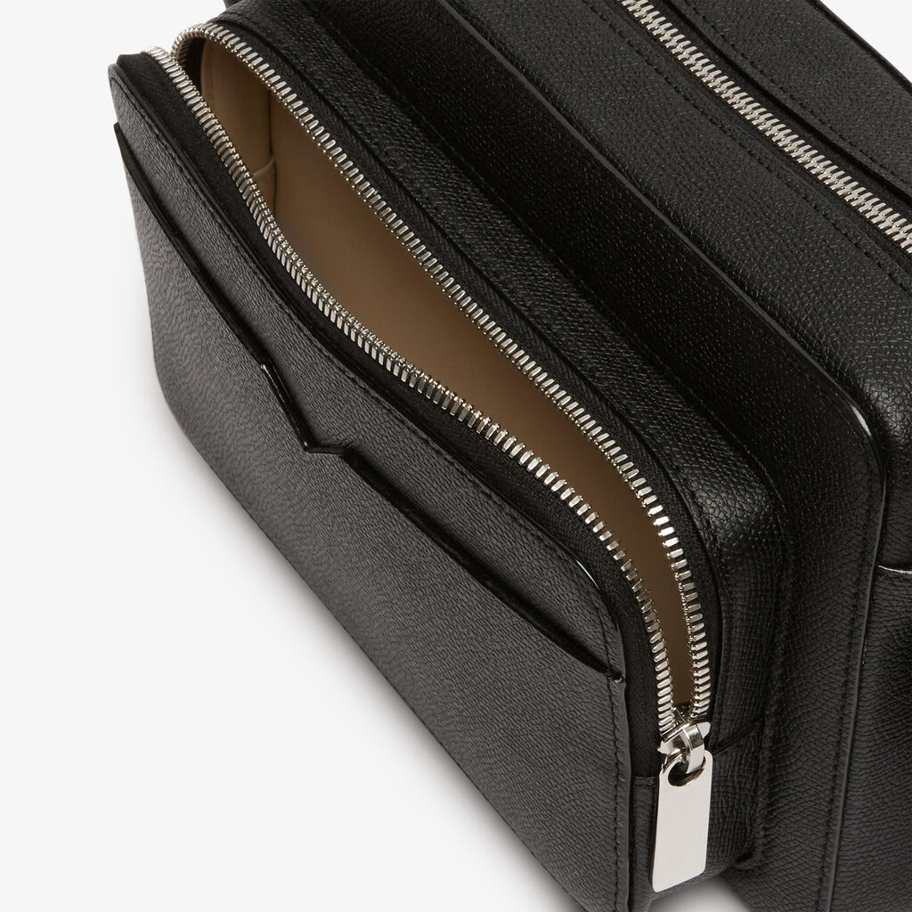 Borsa V-Line Reporter - Nero - Vitello VS - Valextra - 4