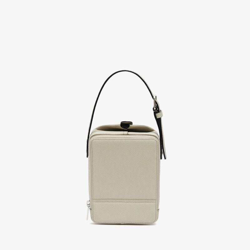Tric Trac Bag - Linen Grey - Millepunte calf leather - Valextra - 3