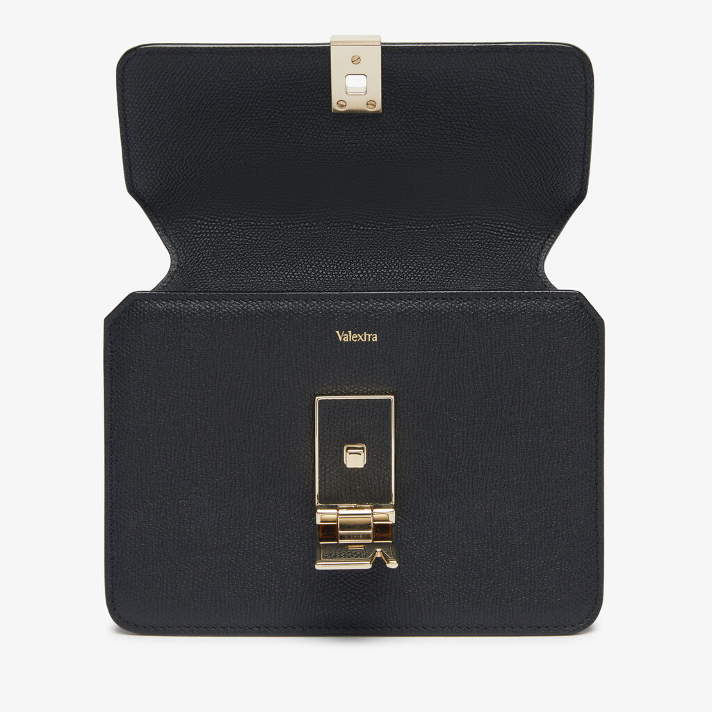 Nolo crossbody Mini bag - Black - Vitello VS - Valextra - 9