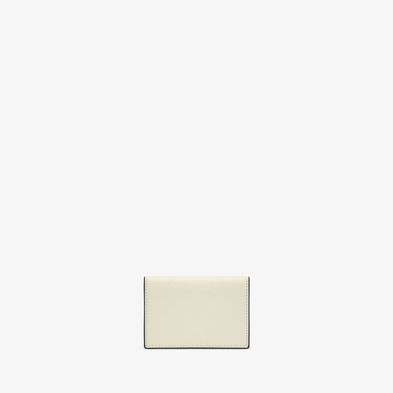 Iside Card Holder - Pergamena White - Millepunte calf leather - Valextra - 3