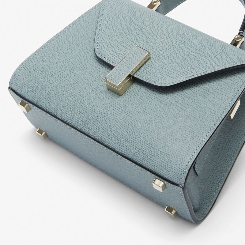 Iside crossbody micro bag - Smokey Blue - Millepunte calf leather - Valextra - 5