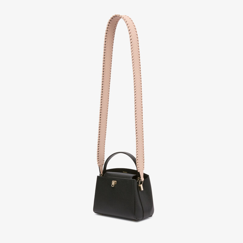 Braided Shoulder Strap - Bonne Mine Pink - Millepunte calf leather - Valextra - 2