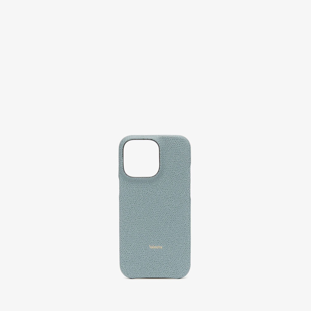 Iphone 13 Pro Cover - Smokey Blue - Vitello VS - Valextra - 1