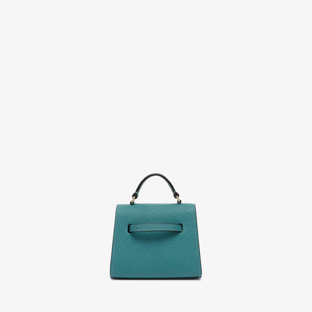 Iside Belt Bag - Bottle Green - Millepunte calf leather - Valextra - 5