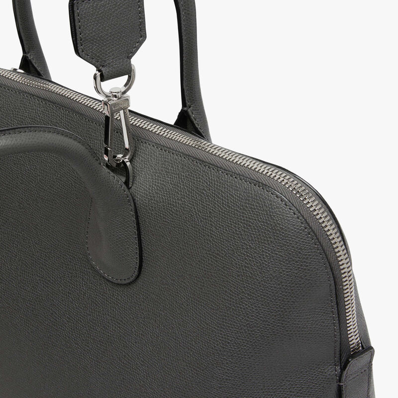 MyLogo Bowling Bag - Smokey Grey - Millepunte calf leather - Valextra - 5
