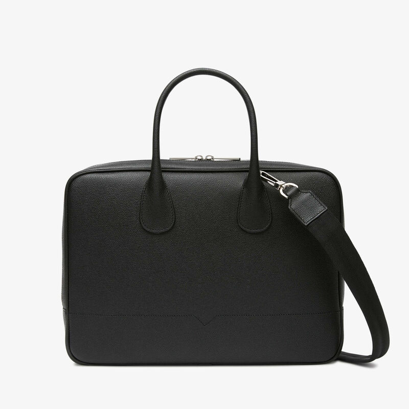 MyLogo Laptop Bag - Black - Millepunte calf leather - Valextra - 1