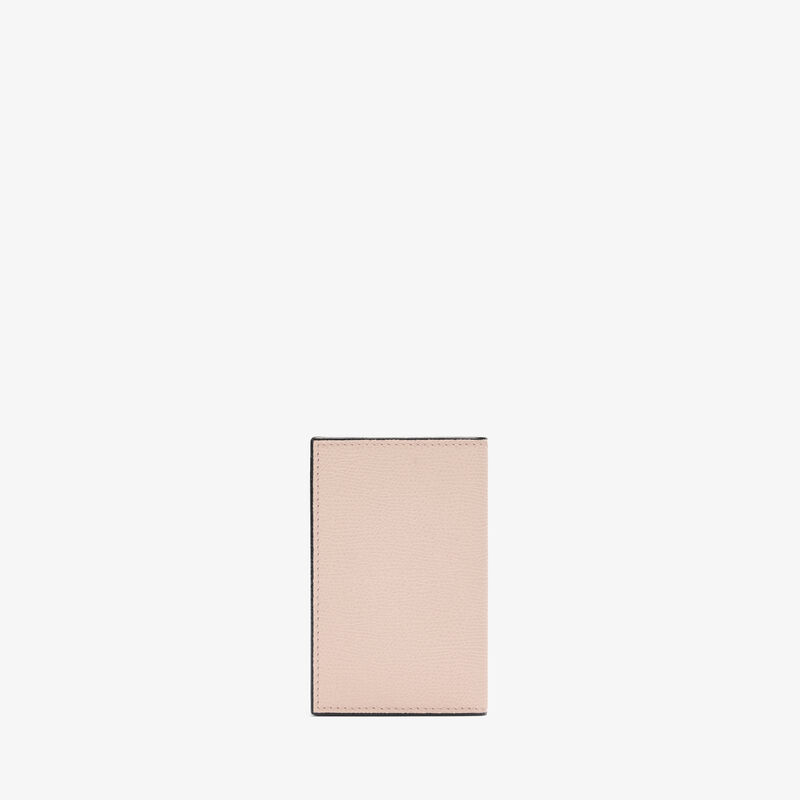 Card Case Onda - Bonne Mine Pink - Millepunte calf leather - Valextra - 4