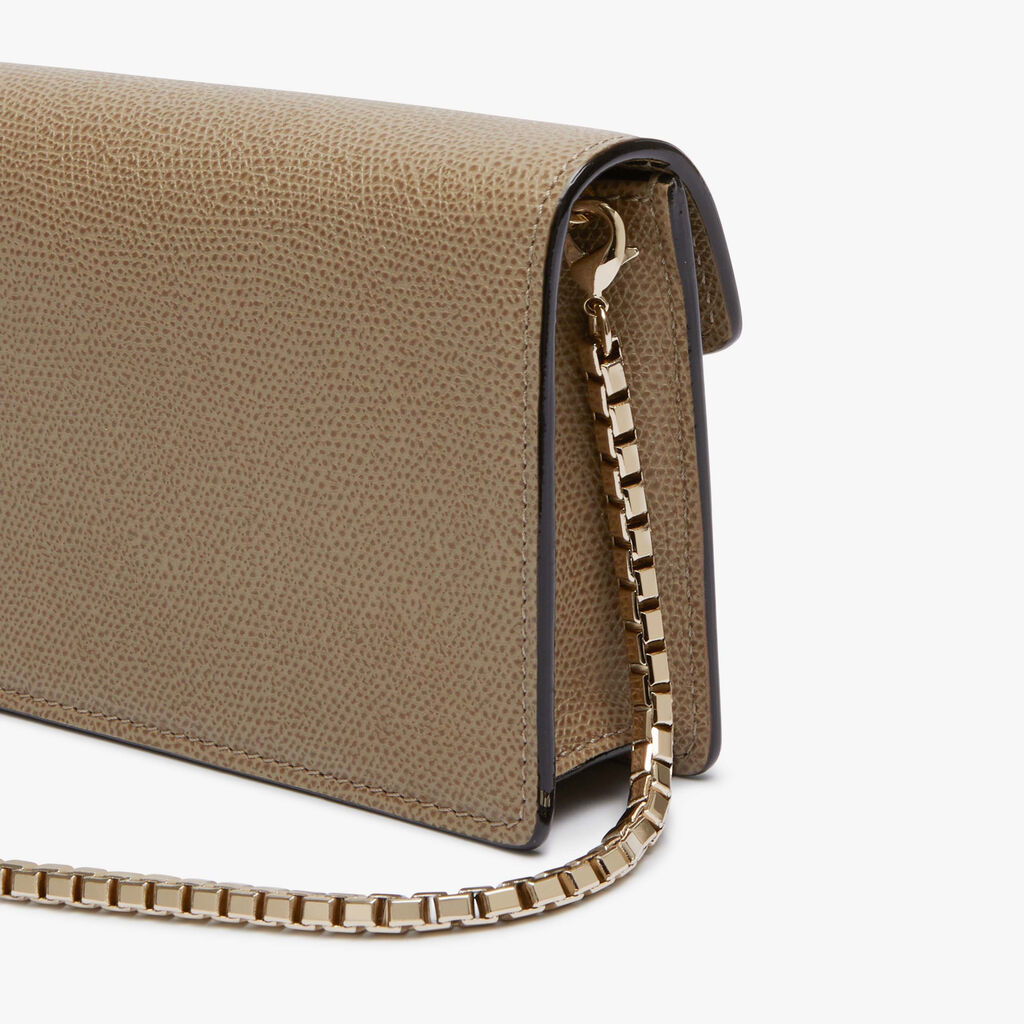 Iside Clutch - Oyster Brown - Vitello VS - Valextra - 5