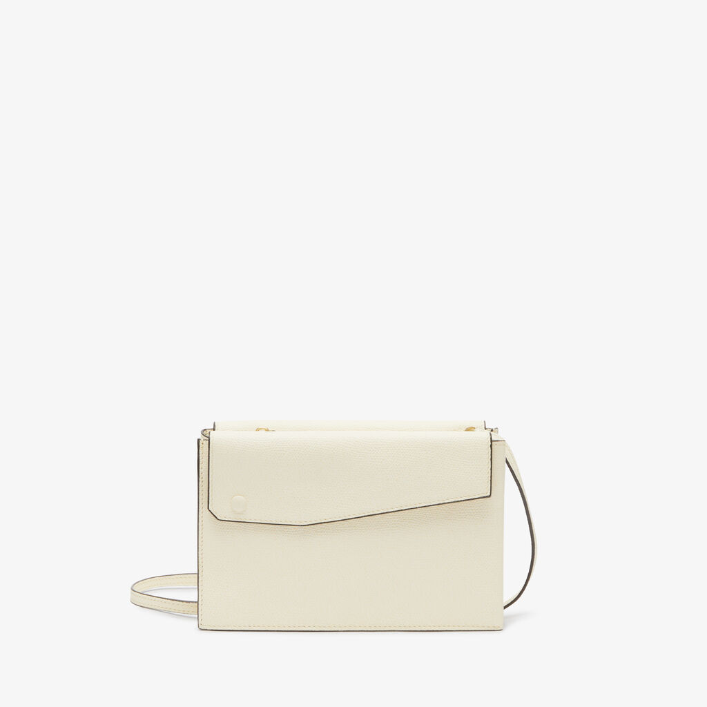 Pocket Slim crossbody bag - Pergamena White - Vitello VS - Valextra - 7