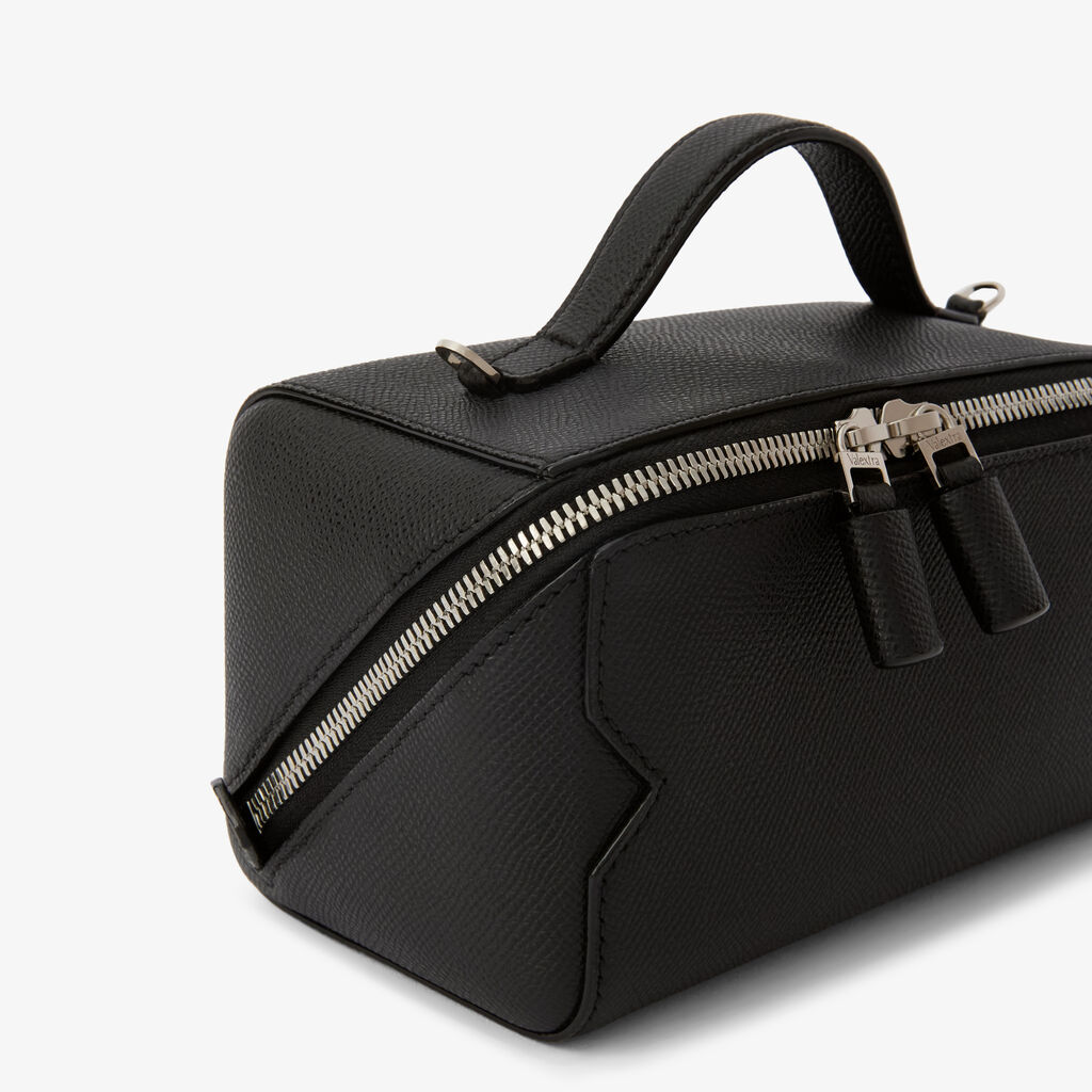 V-Line Crossbody Vanity Bag -  - Vitello Millepunte Soft - Valextra - 3