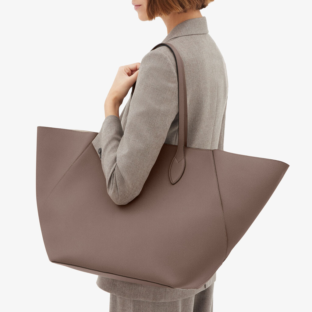 Vivi Shopping Large Bag -  - Millepunte Soft calf leather - Valextra - 2