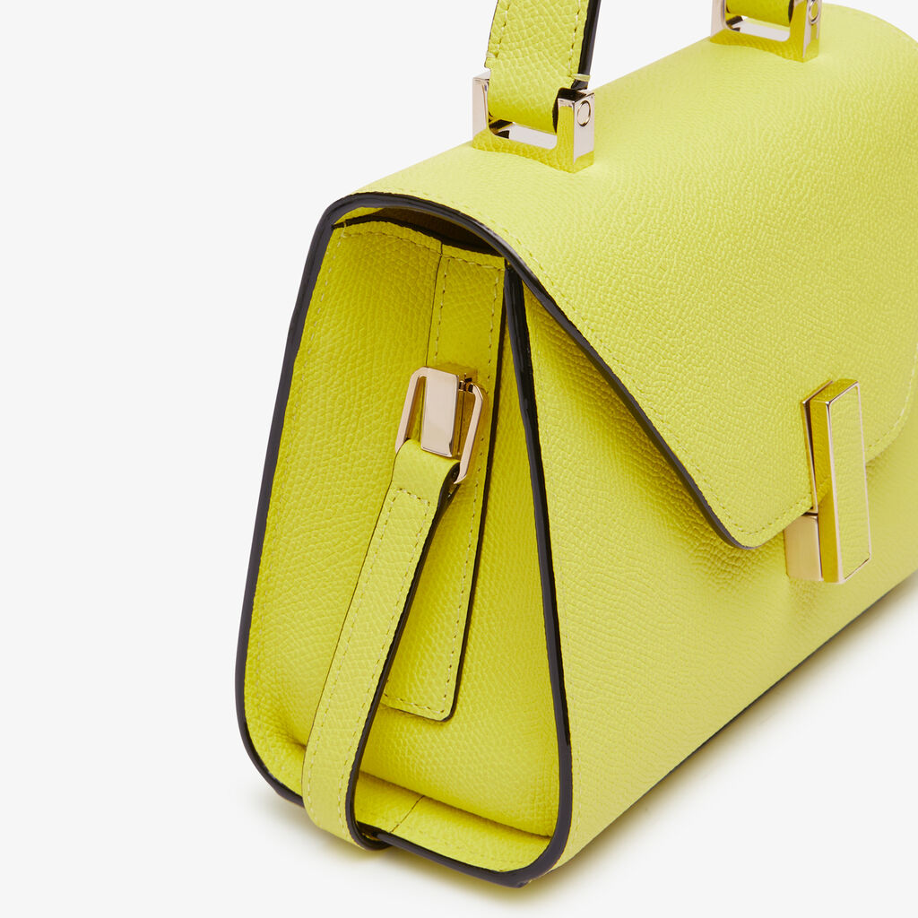 Iside Crossbody Micro Bag - Citrine Yellow - Vitello VS - Valextra - 5