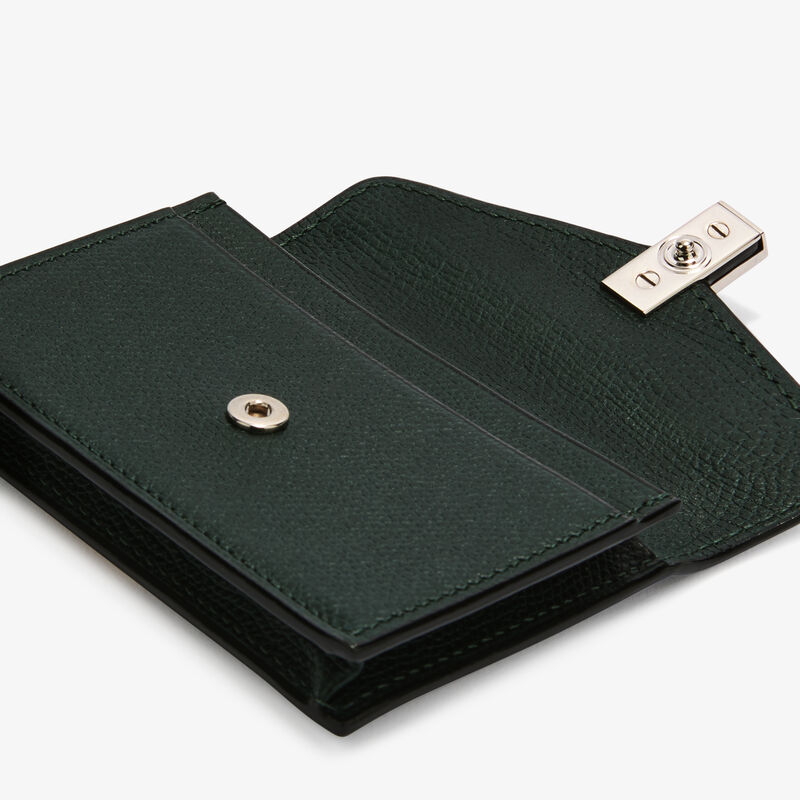 Iside Card Holder - Valextra Green - Millepunte calf leather - Valextra - 2