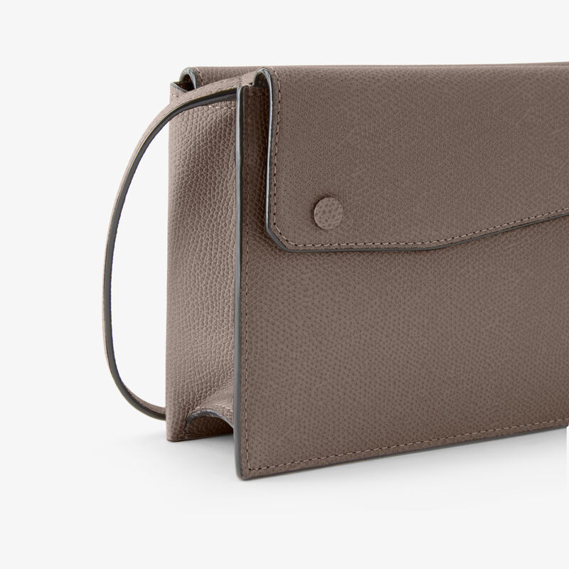 Pocket Slim crossbody bag - Sahara Brown - Millepunte calf leather - Valextra - 4