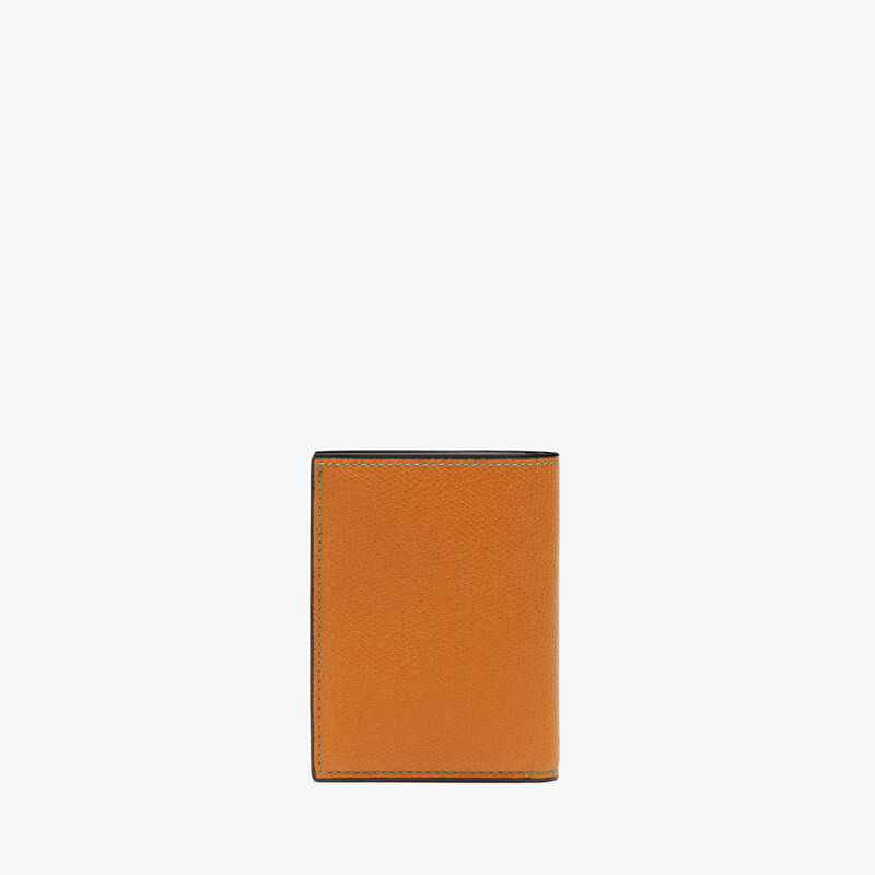 Portafoglio Bifold 4CC - Marrone Avana - Pelle di vitello Millepunte - Valextra - 4