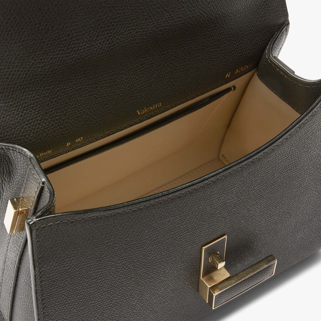 Iside Top handle mini bag - Smokey Grey - Vitello VS - Valextra - 3