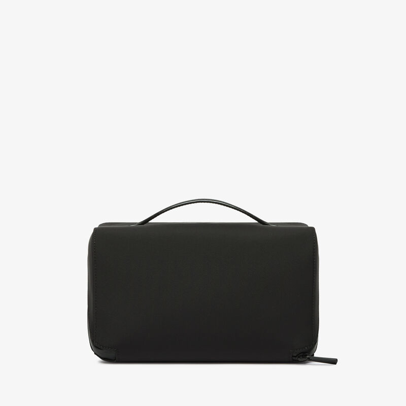 V-Line Assoluto Wash Bag - Black - Econyl - Rigenerated nylon fiber - Valextra - 4