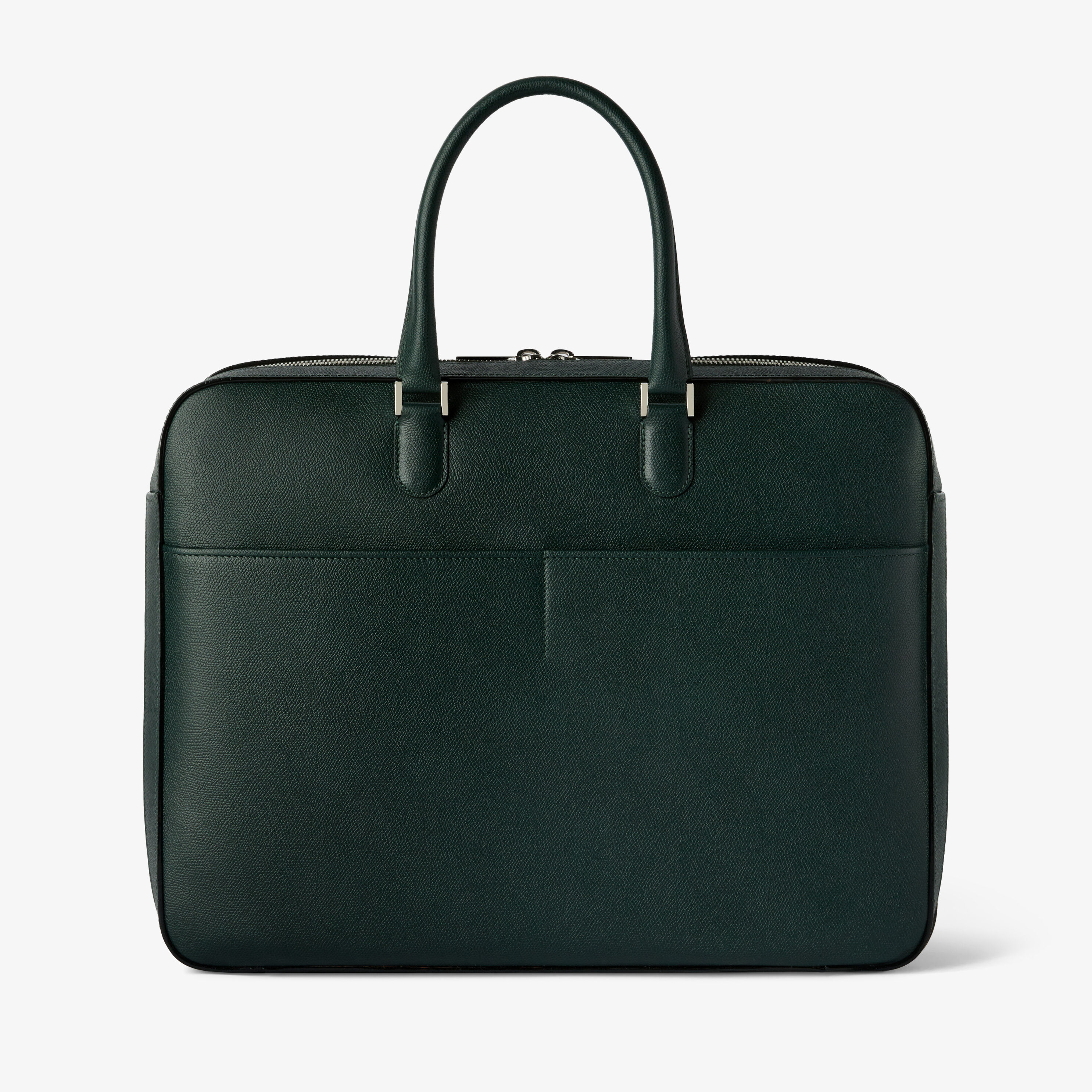Green Luxury Leather Travel Bag Two Chambers | Valextra Avietta