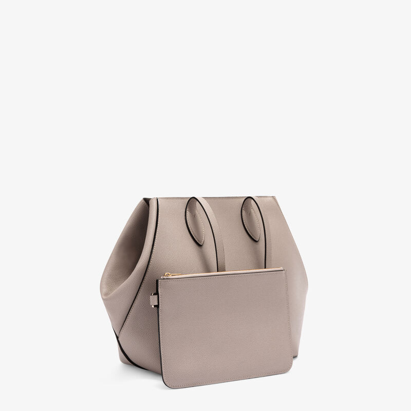 Vivi Shopping Medium Bag -  - Vitello Millepunte Soft - Valextra - 3