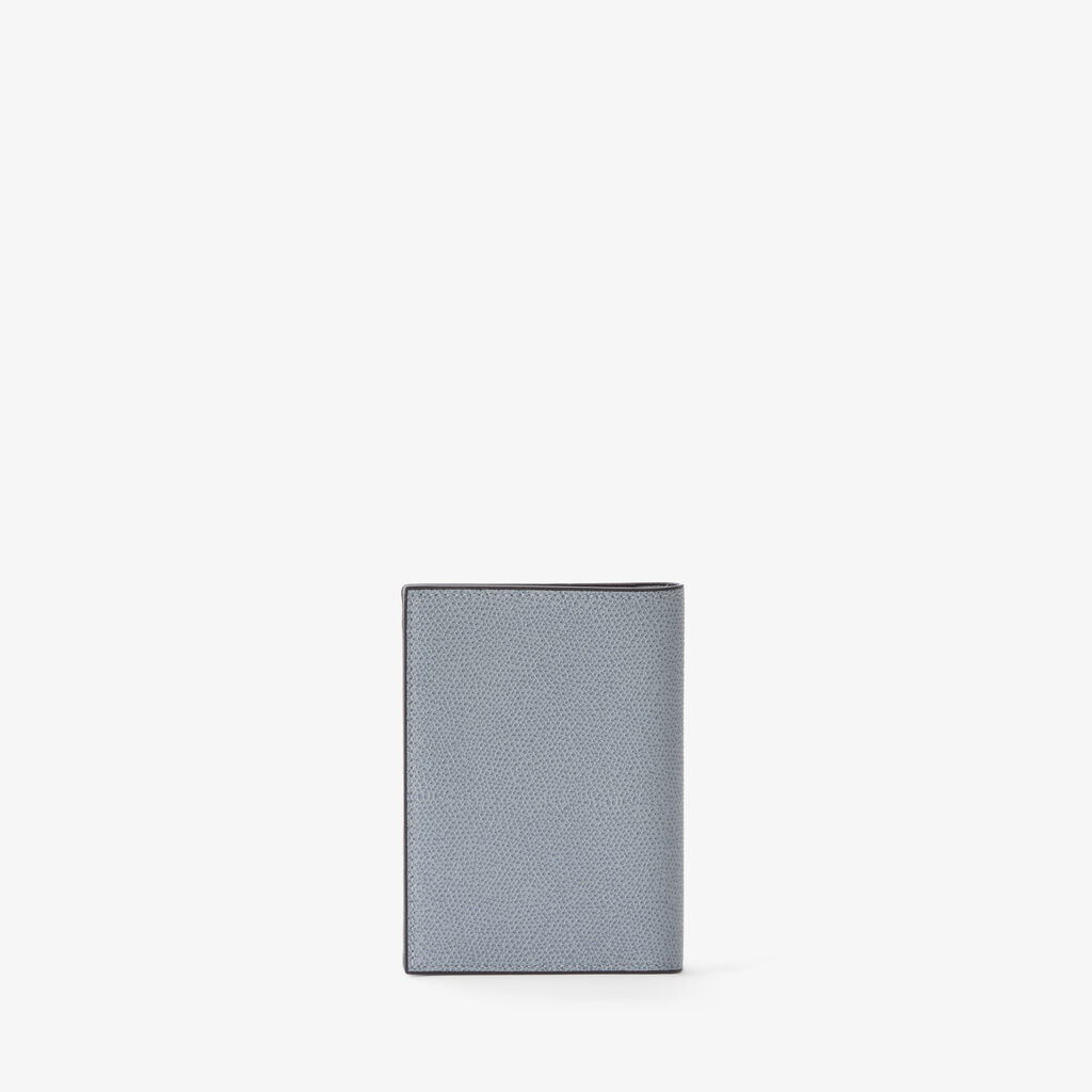 Passport Holder 3CC - Niagara Blue - Vitello VS - Valextra - 4