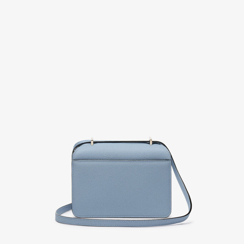 Nolo Crossbody Mini Bag - Shirt Blue - Vitello VS - Valextra - 5