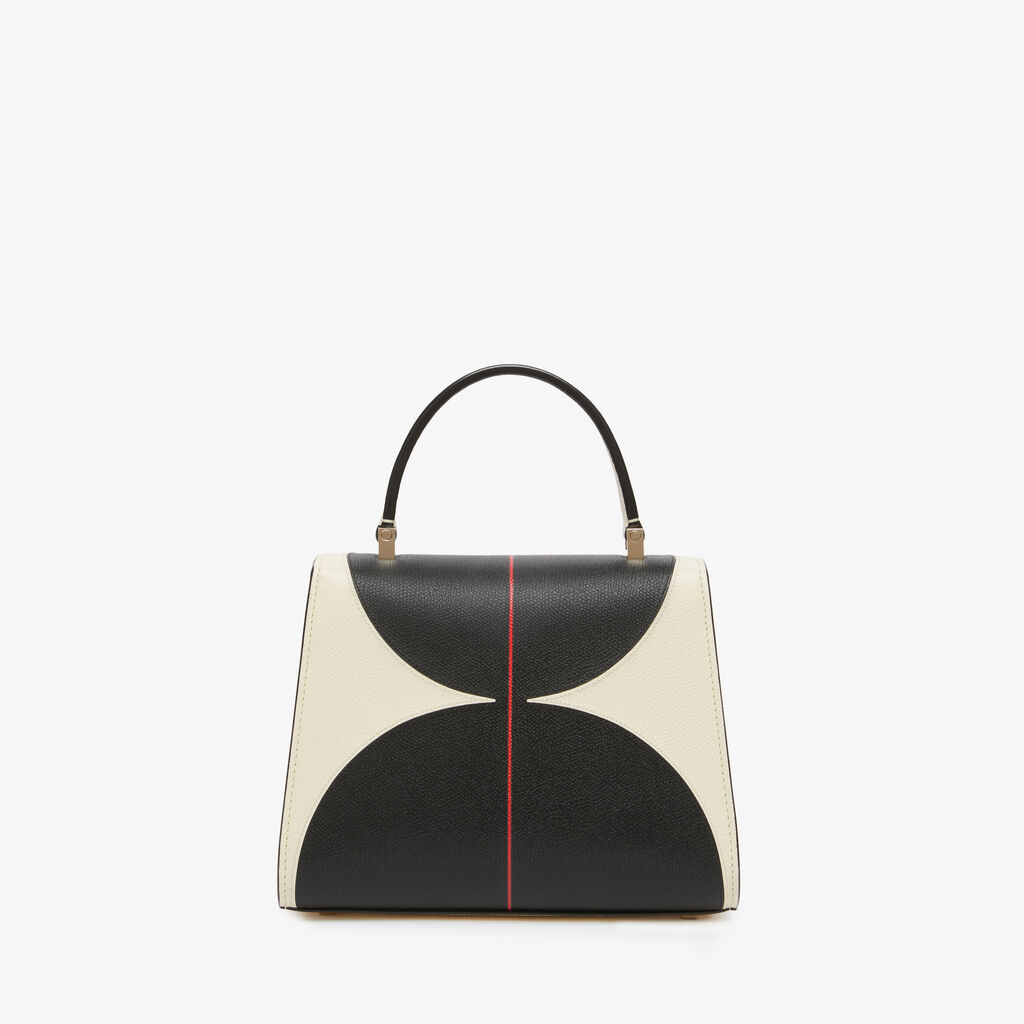 Iside Intarsia Balance Mini Bag - - Vitello VS-Intarsio Doppio Semicerchio - Valextra - 6