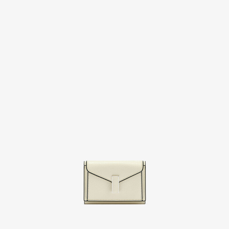Iside Compact Wallet With Coin Holder -  - Vitello VS - Valextra - 1