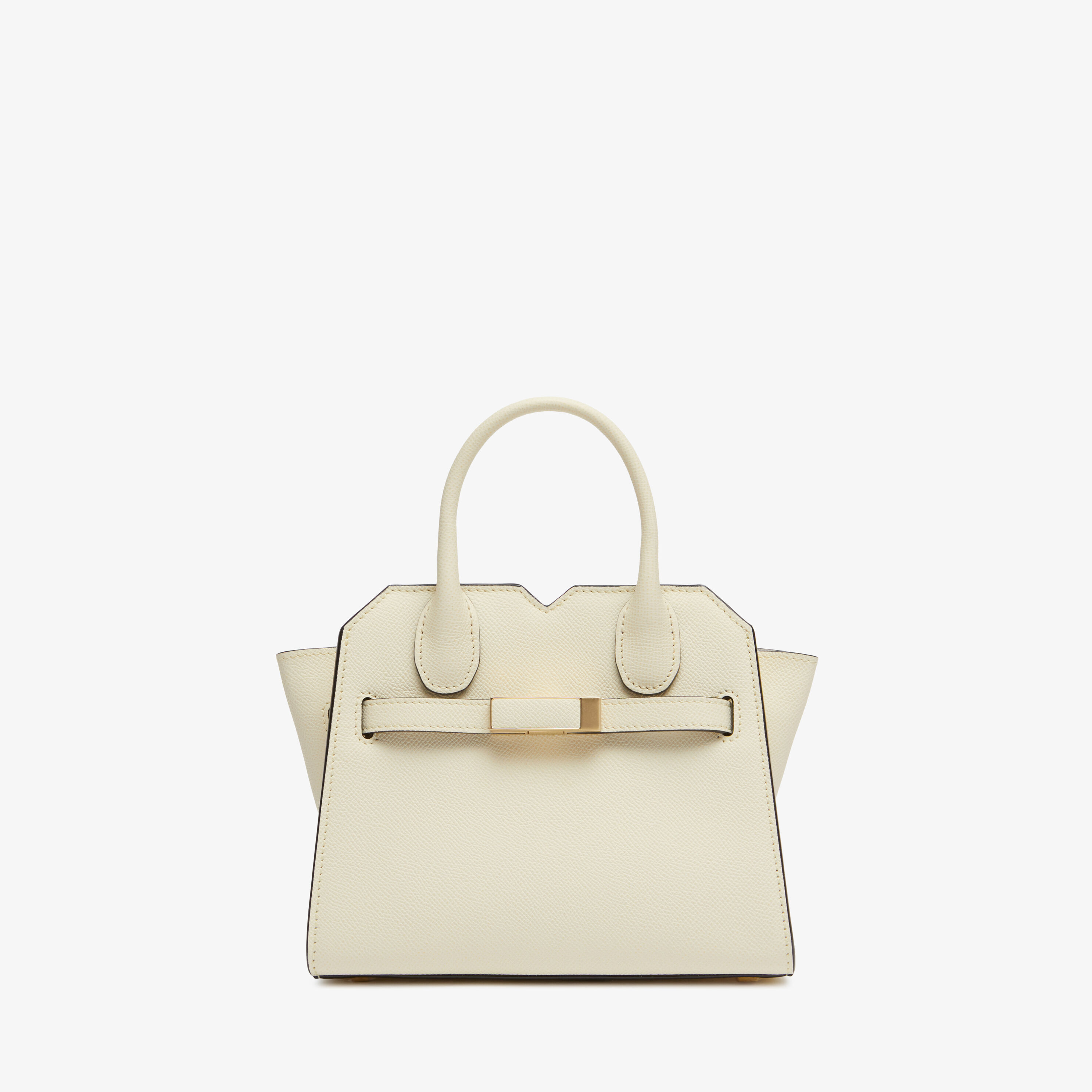 Women's White Leather Luxury crossbody micro bag | Valextra