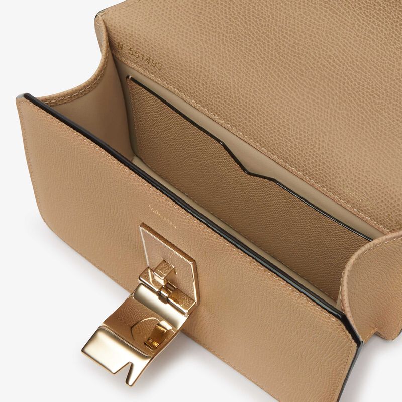 Nolo crossbody Mini bag - Cashmere Beige - Vitello VS - Valextra - 4