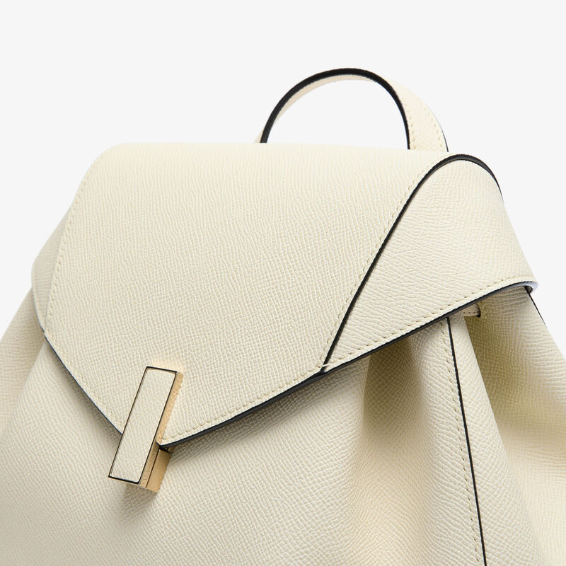 Iside Medium Backpack - Pergamena White - Millepunte Soft calf leather - Valextra - 4