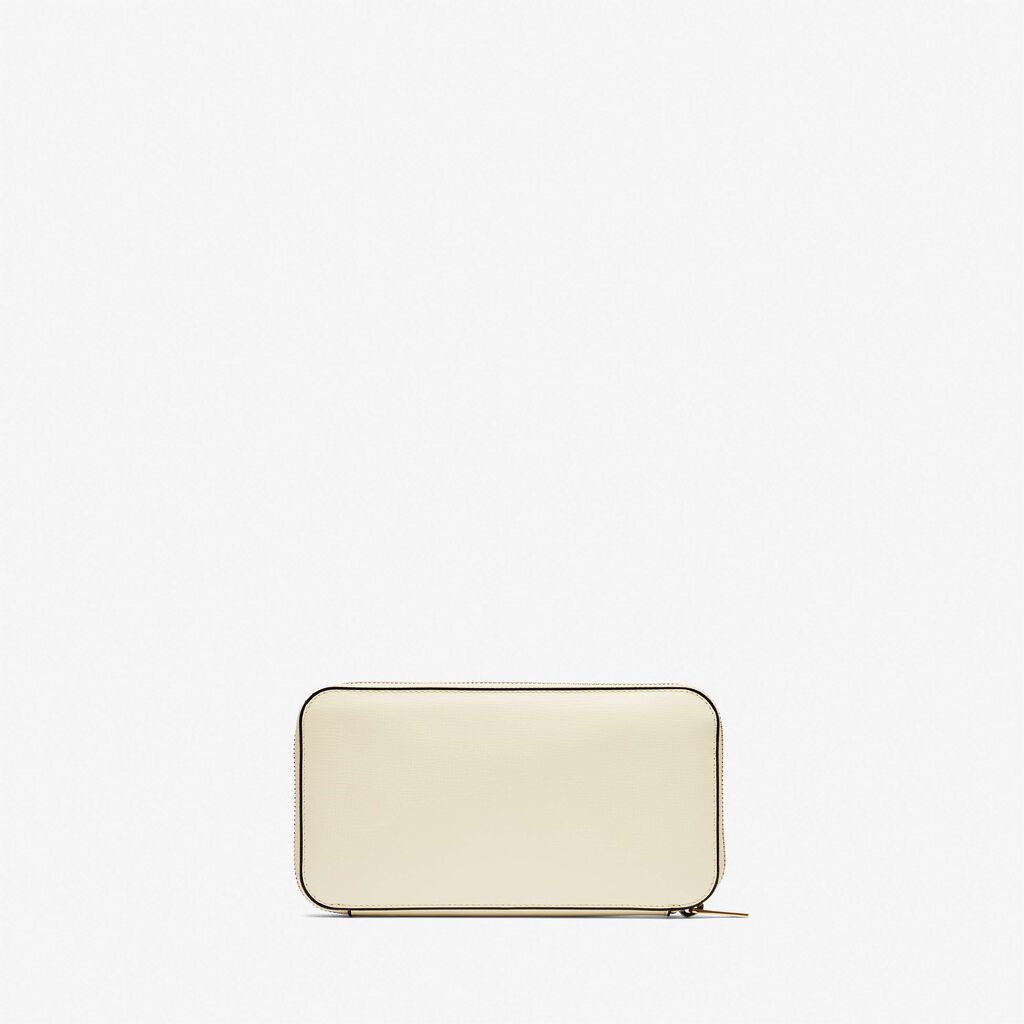 Classic Zip Purse - Pergamena White - Cuoio VL - Valextra - 1