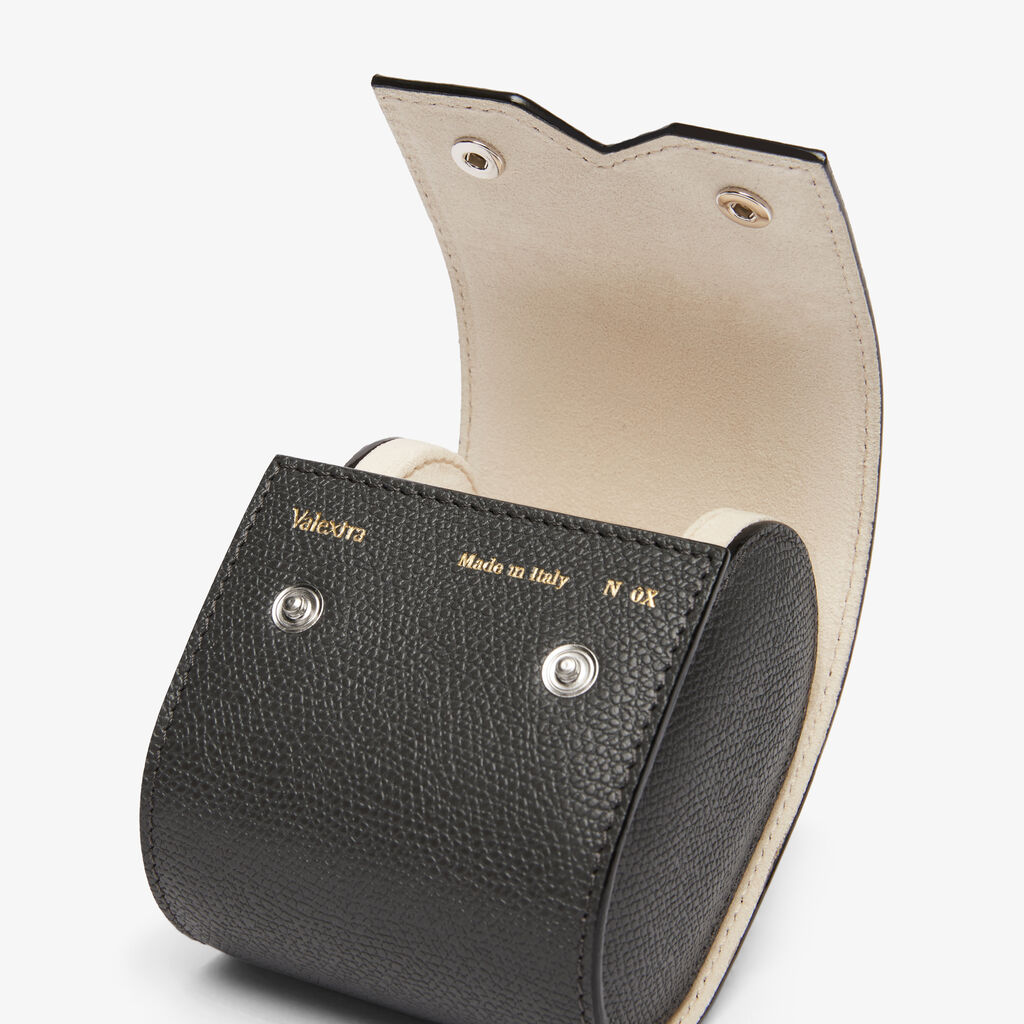 Single Watch Case - Smokey Grey - Vitello VS - Valextra - 3