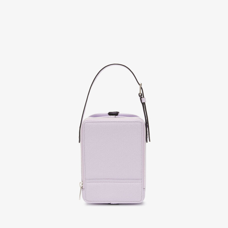 Tric Trac Bag - Wisteria Pink - Millepunte calf leather - Valextra - 6
