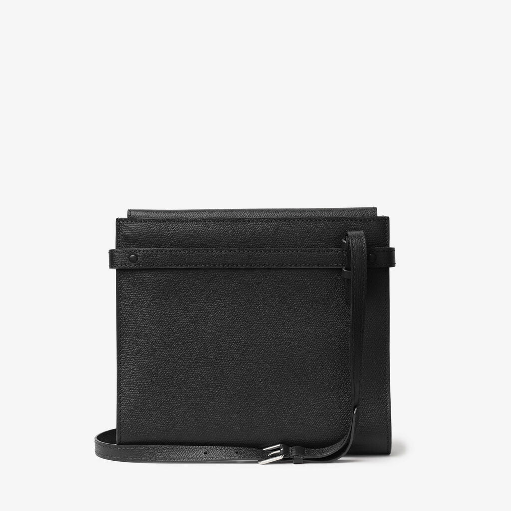 Brera B-Tracollina Crossbody bag - Black - Vitello VS - Valextra - 5