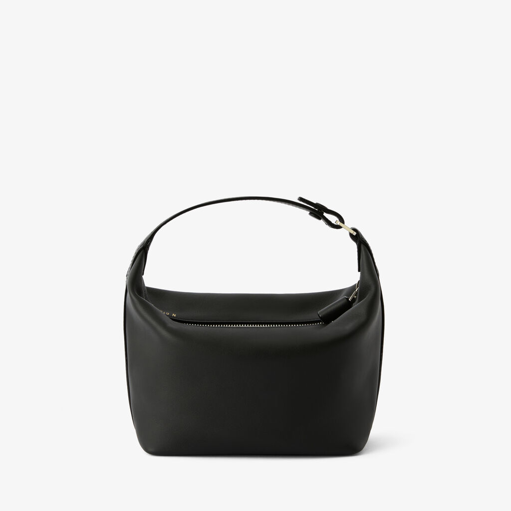 Mochi Sublime Top Handle Mini Bag - Black - Sublime smooth leather - Valextra - 6