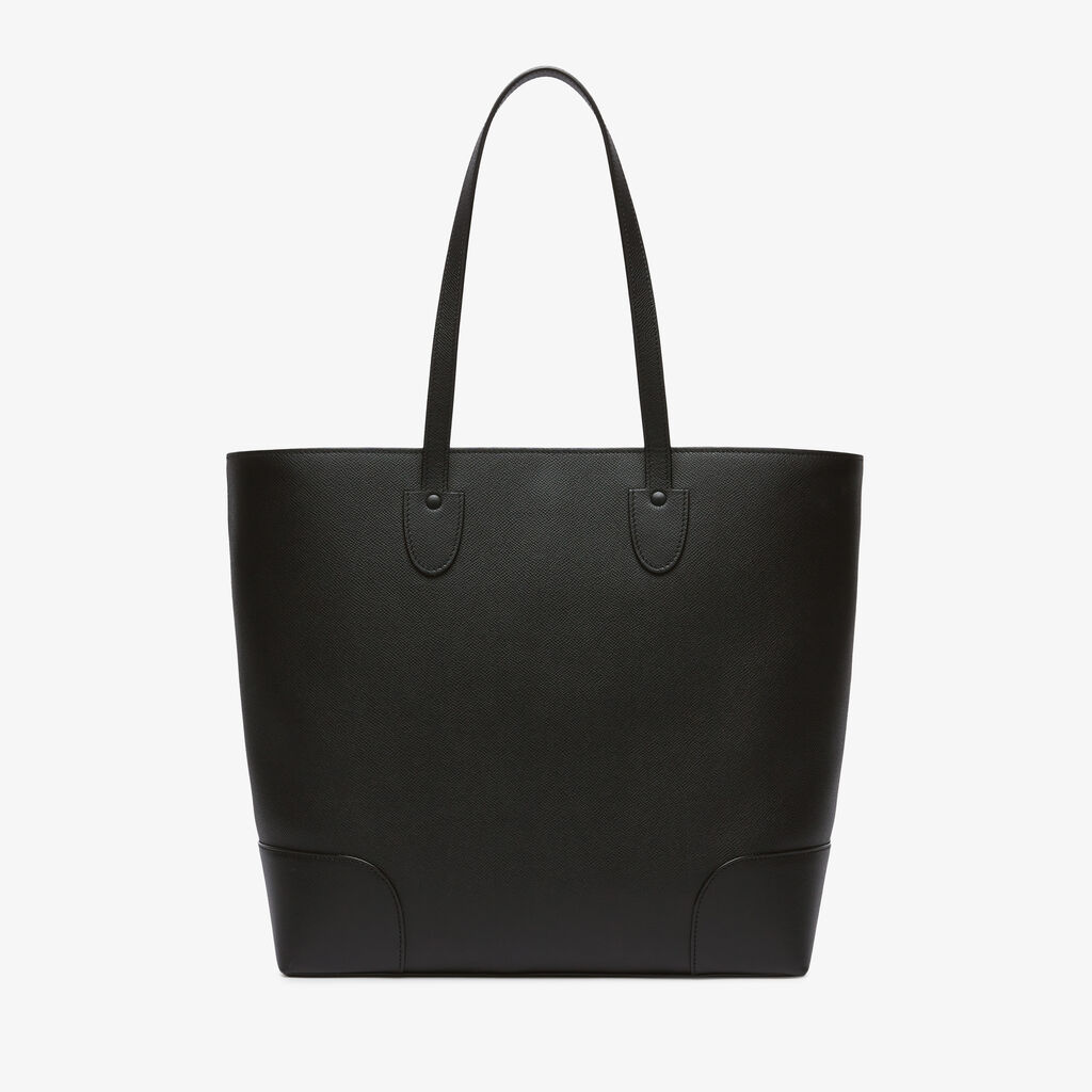 Babila Tote Medium Bag - Black - Millepunte Soft calf leather - Valextra - 1